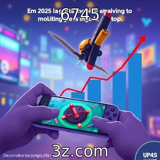 Crescimento do mercado de jogos mobile em 2025